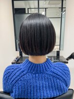 ミラ 銀座(MILA) ショートボブ × 縮毛矯正