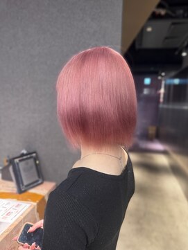 エン 栄店(enne) 大人ガーリー/ダークアッシュ/ミディアムレイヤーカット/栄