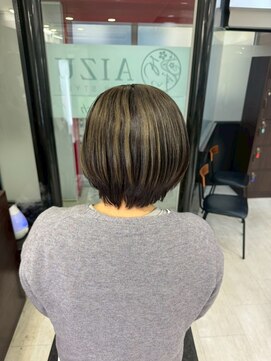 アイズ 本厚木(AIZU) アンブレラカラー　白髪ぼかし