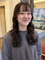 ヘアーアイスカルテット(HAIR ICI QUARTET)&nbsp;大人可愛い◎ロングレイヤーグレージュ透明感カラー