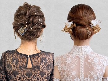 シエ バイ ケンジ 湘南台(sie by KENJE)の写真/顔周りまでこだわる抜け感×華やかさのヘアセット☆特別な日の“かわいい”はsieで♪[湘南台/藤沢市]
