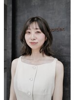 フェイバリットガーデン(favorite garden) 20代30代40代オリーブグレージュ顔まわりレイヤー