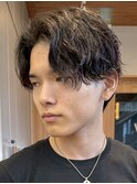 武蔵小杉メンズパーマツイストスパイラルパーマ波巻きパーマ緩め