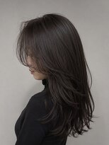 ウノ 南林間(UNO) 髪質改善カラーロングヘア透明グレージュ