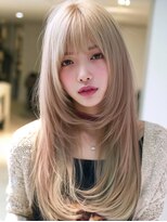 サロンドアイ(salon de i)&nbsp;くびれロングレイヤー × ピンクブラウン