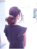castillo☆下めアップ☆結婚式　お呼ばれ　ヘアーアレンジ☆