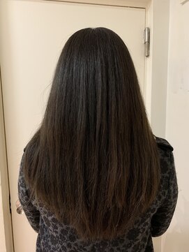 パティオン(PATIONN) 癖でまとまりにくかったのをまとまりやすい様にストレートで！！