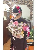 【成人式】振袖お着付け＆ヘアセット