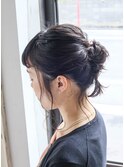 三つ編みアレンジ