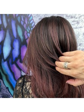 ブルーバイブレーション BlueVibration ダークチェリーバレイヤージュ