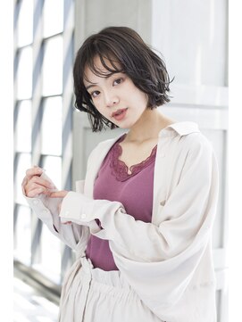 トティア 福島(Totia) 【Totia福島】春パーマ×外ハネボブ×ミントベージュ