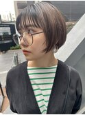 「NUDE」#20代 30代 大人ショートボブ 前下がりボブ
