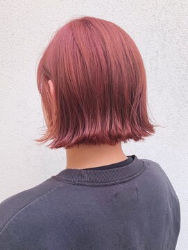 アイティーバイアルバム 八王子店(IT by ALBUM) レッドボブ_くびれヘアビタミンカラーメルティカラー_ba323342
