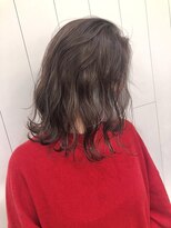 オーク 学芸大学(OAK)&nbsp;切りっぱなしミディアム☆ラベンダーグレージュ