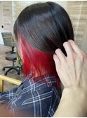 超☆発☆色!レッドインナーカラー♪