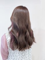 ロロン 下高井戸(LORONG)&nbsp;ロングスタイル　ブラウンベージュ　インナーカラー