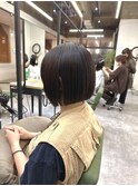 ミニボブ/本厚木/学割U24/暗髪/髪質改善/ツヤ髪