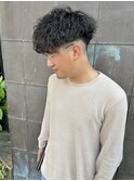 波巻きツイストスパイラルパーマ