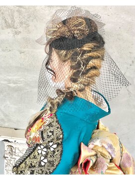 グッディ 倉敷笹沖店(GOOD-DAY) ツインアレンジ、成人式ヘア、岡山、倉敷、三浦