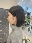 切りっぱなしボブ