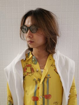 ヨー(Yoh-) 【メンズレイヤー/阿部達哉】メンズロング/メンズハイライト