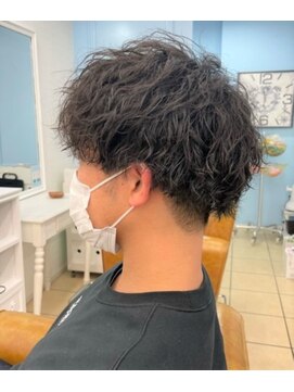 グラスペディア(graspedia) メンズツイストスパイラル【広島ツイストパーマ】【広島派手髪】