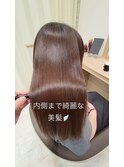 縮毛矯正×髪質改善