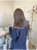 ブリーチなしベージュカラー