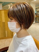 トッカ ヘアアンドトリートメント 難波店&nbsp;小顔似合わせカット愛されクールショート20代/30代40代50代/難波