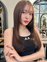 イメチェン前髪小顔ロング_銀座