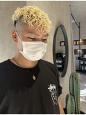 【men's】ブリーチパーマ(高槻/高槻美容室/メンズ/眉カット)