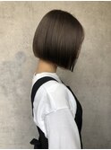 髪質改善カラー 艶のあるボブ