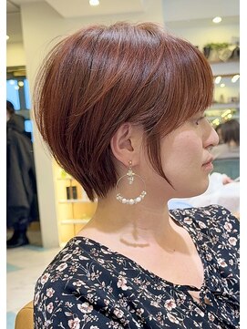 ロンド パルティール 大宮(Lond partir) ウェーブミディアム似合わせカットメルティカラーショート/大宮