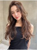 【ROJITHA表参道原宿】顔まわりレイヤー×ナチュラルベージュ