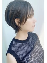 ランド ヘアー(Land Hair)&nbsp;コンパクトショートフェイスレイヤー透明感襟足すっきり黒髪暗髪