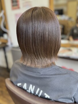 ヘアーメイク ダンス(hair make DANCE) ＊アッシュグレージュ　髪質改善＊