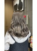 20代30代40代アッシュグレージュナチュラルロング