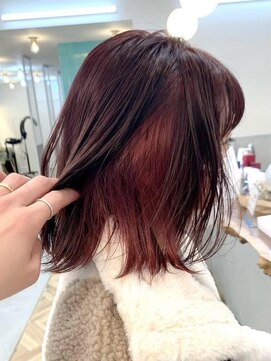 ロミー 本厚木(ROMMY.) 20代～50代フェイスフレーミングチェリーレッドワインレッド