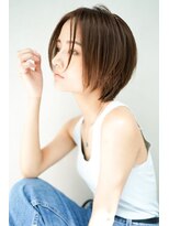 ギークス(GEEKS)&nbsp;【GEEKS渋谷】ショート/ニュアンスカラー/ブラウンカラー/顔周り