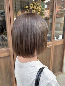 ラソ バルコ(LAZO barco) ブリーチ無しでできる！マロンブラウン秋カラー