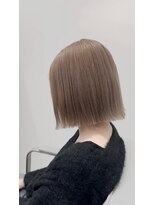 トゥルークリエイション 渋谷(True Creation)&nbsp;切りっぱなしボブ/ミルクティー