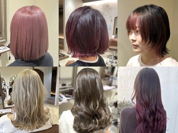 スピンヘアー 桂店(Spin hair)の写真/カラー剤にトリートメントを混ぜてダメージレスに*[桂/大人女性/トリートメント/髪質改善/ヘッドスパ/艶髪]