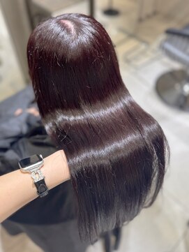 ユーフォリア 池袋東口駅前店(Euphoria) 【Euphoria/Miku】艶カラー/暖色カラー/トリートメント/韓国ヘア