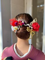 アース 常盤平店(HAIR & MAKE EARTH)&nbsp;和モダン×艶シニヨン
