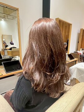 ヘアリゾート粋 リマ 銀座店(lima) レイヤーロング/チョコレートブラウン/艶髪
