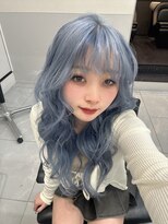ザ レリック 原宿店(THE Leric.)&nbsp;ブリーチで作る水色