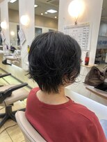 ブルースカイ 二俣川ドンキホーテ店(Blue-Sky) 動きのある大人ショート×ニュアンスパーマ