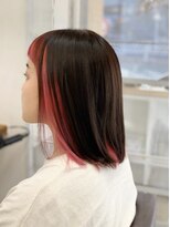 ルーム(Luum)&nbsp;インナーカラーｘミニボブｘシェリルピンク