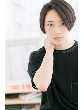 ミック 日暮里店(miq) 清潔感！好感度UPの黒髪ツヤミディb