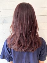 ルノン フィージュ(LUNON fieju)&nbsp;【LUNON　fieju】ブリーチ無しからのコーラルピンク